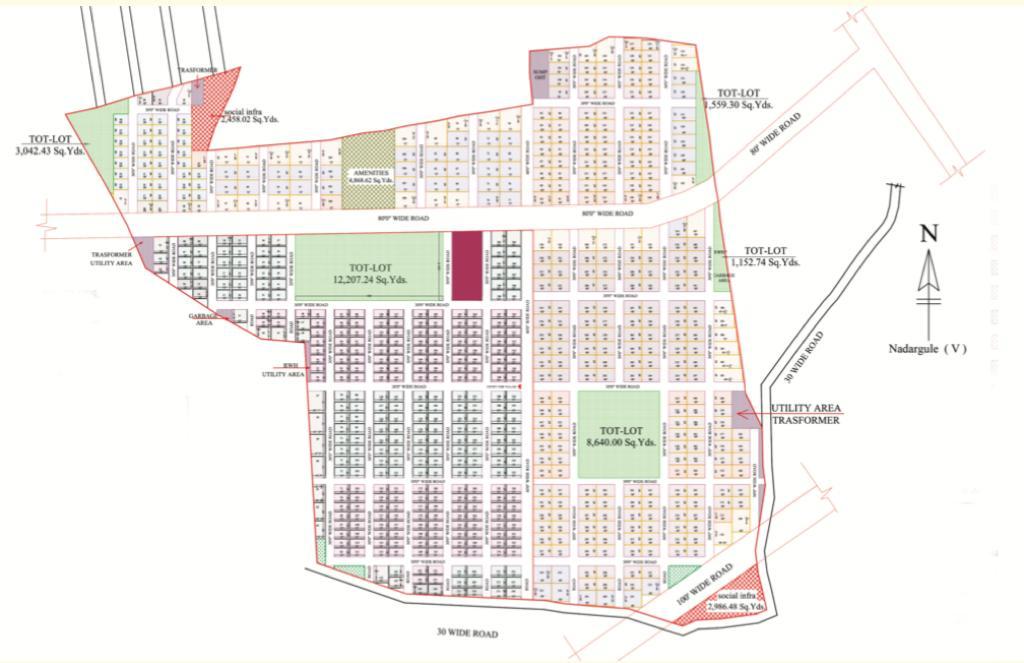 Nadergul Layout